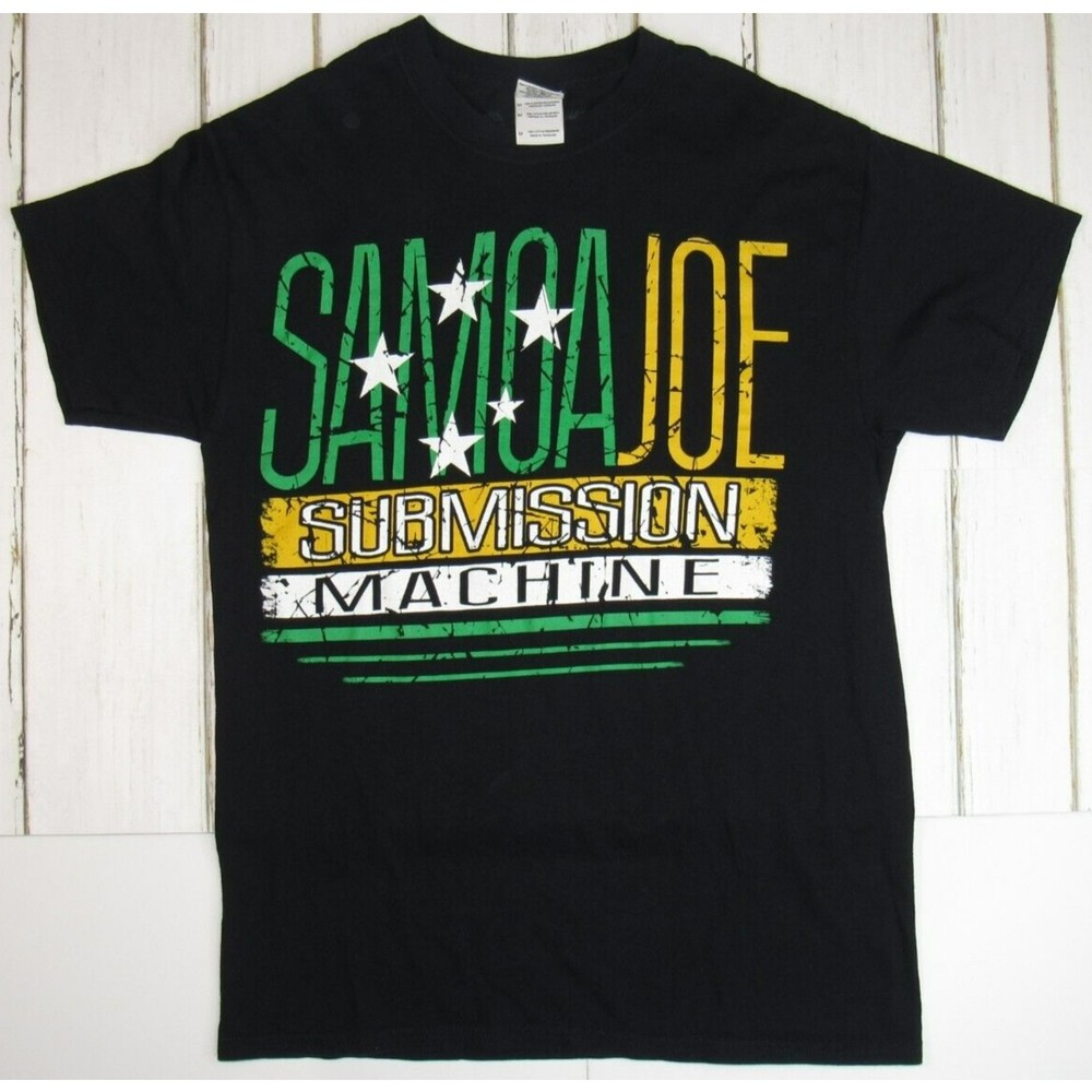 Samoa Joe Submission Machine T-Shirt Impact Wrestling Mens Medium Short Sleeve